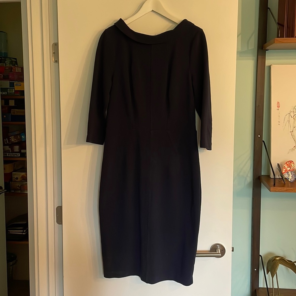 Boden navy long sleeve dress, size 12